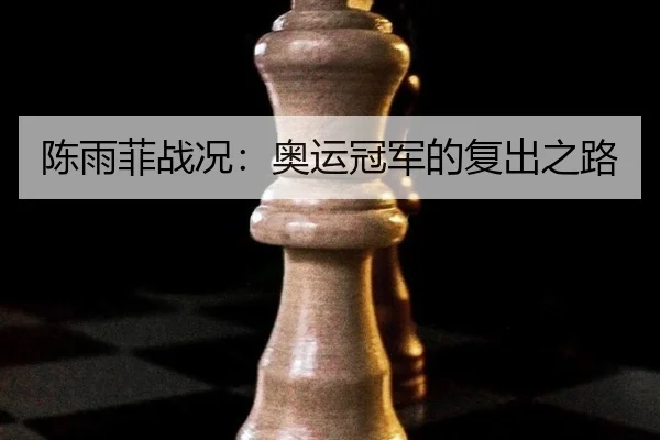 陈雨菲战况：奥运冠军的复出之路